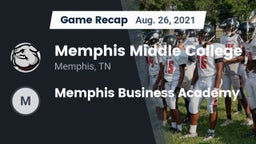 Recap: Memphis Middle College  vs. Memphis Business Academy 2021