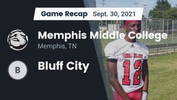 Recap: Memphis Middle College  vs. Bluff City 2021