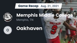 Recap: Memphis Middle College  vs. Oakhaven 2021