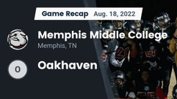 Recap: Memphis Middle College  vs. Oakhaven 2022