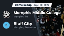 Recap: Memphis Middle College  vs. Bluff City  2022