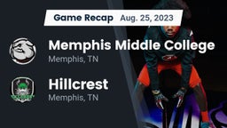 Recap: Memphis Middle College  vs. Hillcrest  2023