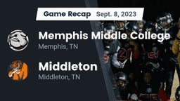 Recap: Memphis Middle College  vs. Middleton  2023
