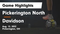 Pickerington North  vs Davidson  Game Highlights - Aug. 12, 2022