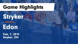 Stryker  vs Edon Game Highlights - Feb. 7, 2019