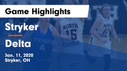 Stryker  vs Delta Game Highlights - Jan. 11, 2020