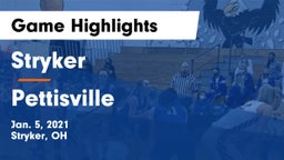 Stryker  vs Pettisville  Game Highlights - Jan. 5, 2021