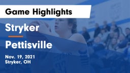 Stryker  vs Pettisville  Game Highlights - Nov. 19, 2021