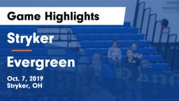 Stryker  vs Evergreen  Game Highlights - Oct. 7, 2019