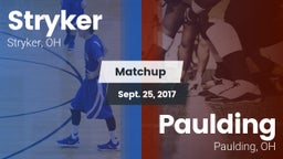 Matchup: Stryker  vs. Paulding  2017