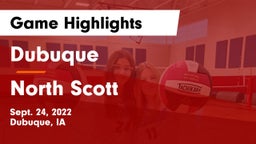 Dubuque  vs North Scott Game Highlights - Sept. 24, 2022