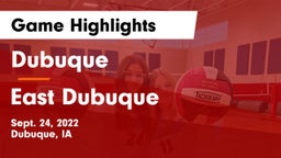 Dubuque  vs East Dubuque  Game Highlights - Sept. 24, 2022