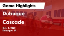 Dubuque  vs Cascade Game Highlights - Oct. 1, 2022