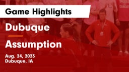 Dubuque  vs Assumption  Game Highlights - Aug. 24, 2023