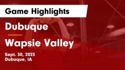 Dubuque  vs Wapsie Valley Game Highlights - Sept. 30, 2023