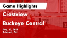 Crestview  vs Buckeye Central  Game Highlights - Aug. 17, 2019
