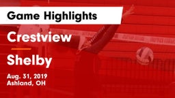 Crestview  vs Shelby  Game Highlights - Aug. 31, 2019