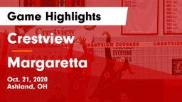 Crestview  vs Margaretta  Game Highlights - Oct. 21, 2020
