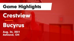 Crestview  vs Bucyrus  Game Highlights - Aug. 26, 2021