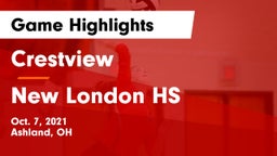 Crestview  vs New London HS Game Highlights - Oct. 7, 2021