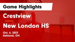 Crestview  vs New London HS Game Highlights - Oct. 6, 2022