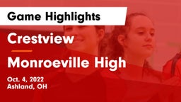 Crestview  vs Monroeville High Game Highlights - Oct. 4, 2022