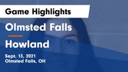 Olmsted Falls  vs Howland  Game Highlights - Sept. 13, 2021