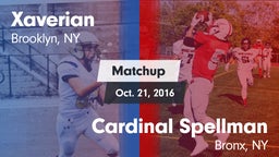 Matchup: Xaverian  vs. Cardinal Spellman  2016