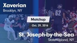 Matchup: Xaverian  vs. St. Joseph-by-the-Sea  2016