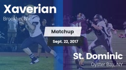 Matchup: Xaverian  vs. St. Dominic  2017