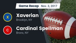 Recap: Xaverian  vs. Cardinal Spellman  2017