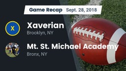 Recap: Xaverian  vs. Mt. St. Michael Academy  2018