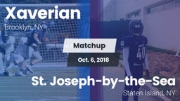 Matchup: Xaverian  vs. St. Joseph-by-the-Sea  2018