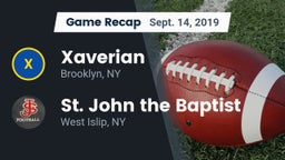 Recap: Xaverian  vs. St. John the Baptist  2019