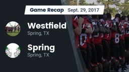 Recap: Westfield  vs. Spring  2017