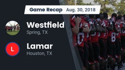 Recap: Westfield  vs. Lamar  2018