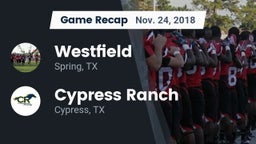 Recap: Westfield  vs. Cypress Ranch  2018