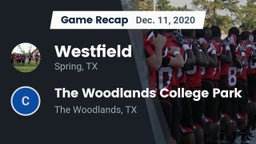 Recap: Westfield  vs. The Woodlands College Park  2020