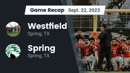 Recap: Westfield  vs. Spring  2023