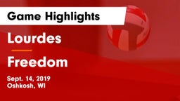 Lourdes  vs Freedom  Game Highlights - Sept. 14, 2019