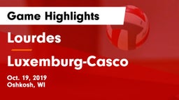 Lourdes  vs Luxemburg-Casco  Game Highlights - Oct. 19, 2019