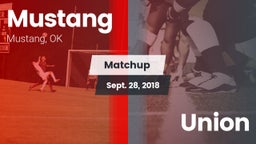 Matchup: Mustang  vs. Union 2018