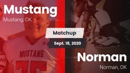 Matchup: Mustang  vs. Norman  2020