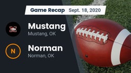 Recap: Mustang  vs. Norman  2020