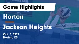 Horton  vs Jackson Heights  Game Highlights - Oct. 7, 2021