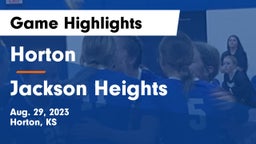 Horton  vs Jackson Heights  Game Highlights - Aug. 29, 2023