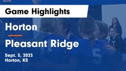 Horton  vs Pleasant Ridge  Game Highlights - Sept. 5, 2023