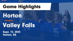 Horton  vs Valley Falls Game Highlights - Sept. 12, 2023