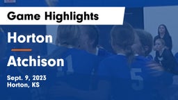 Horton  vs Atchison  Game Highlights - Sept. 9, 2023