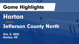 Horton  vs Jefferson County North  Game Highlights - Oct. 3, 2023
